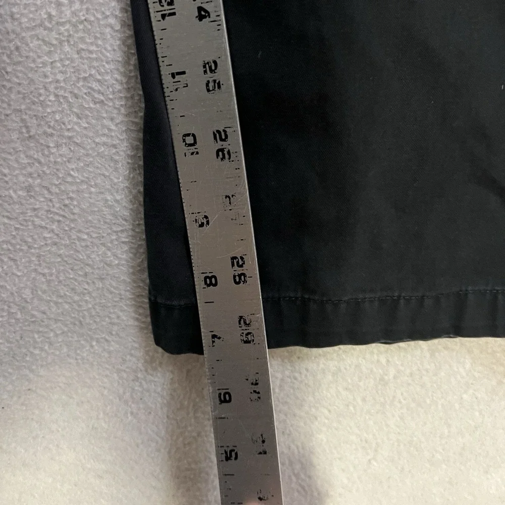 Banana Republic Gavin Chino Pants 35x30 Black Cotton High Rise Straight Leg